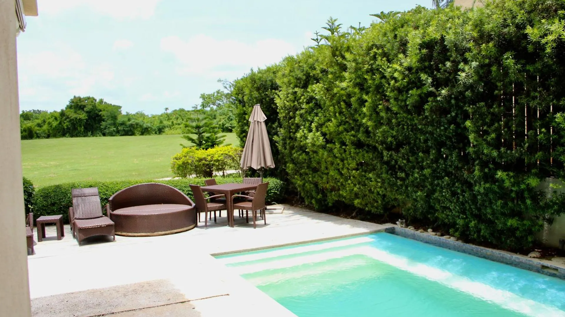 סן פדרו דה מקוריס Villafv Guavaberry-Juandolio-4Br-6Bds-12Pax-Ac-Wifi-Bbq-Golfview וילה סן פדרו דה מקוריס